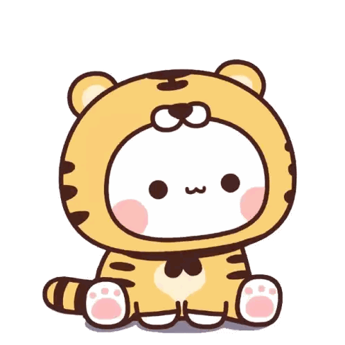Cartoon Tiger in Costume