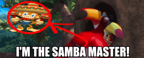 Cartoon Toucan Sombrero I'm The Samba Master GIF