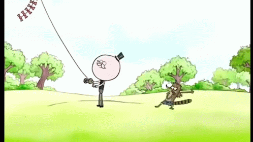 Cartoon Tree In A Park GIF