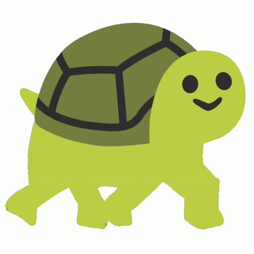 Cartoon Turtle Walking GIF