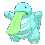 Cartoon Turtle with Long Green Tongue