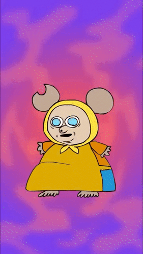 Cartoon Witch Holding Lantern Shoocharau