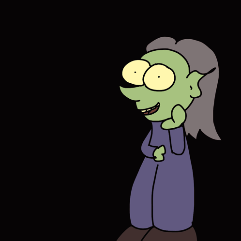 Cartoon Witch Saying I Did Not Want To Know That GIF
