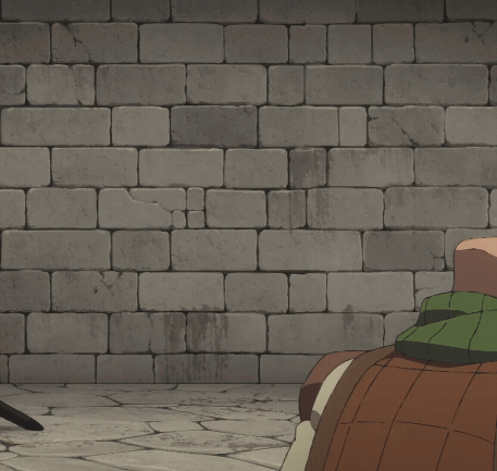 Cartoon With Scarf Surprised GIF