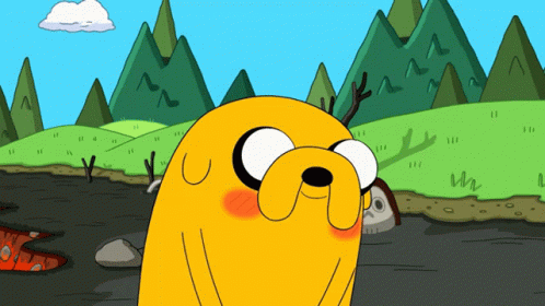 Cartoon with Stick Sticking Out of Head