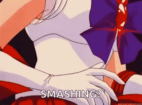 Cartoon Woman Holding Another Woman's Waist Smashing