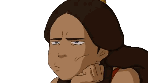 Cartoon Woman Making Funny Face