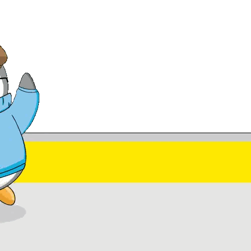 Cartoon Woman Riding Bull in Blue Sweater
