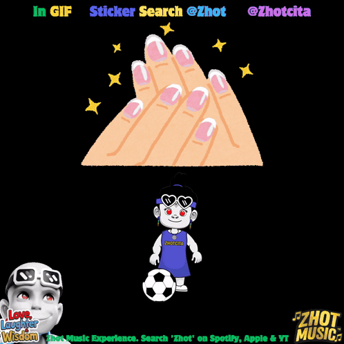 Cartoon Woman's Nails With In Gif Sticker Search