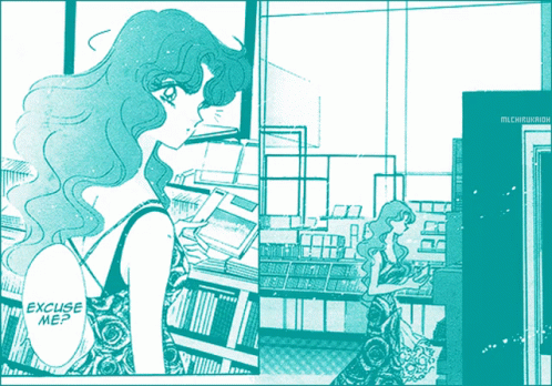 Cartoon Woman Saying Excuse Me