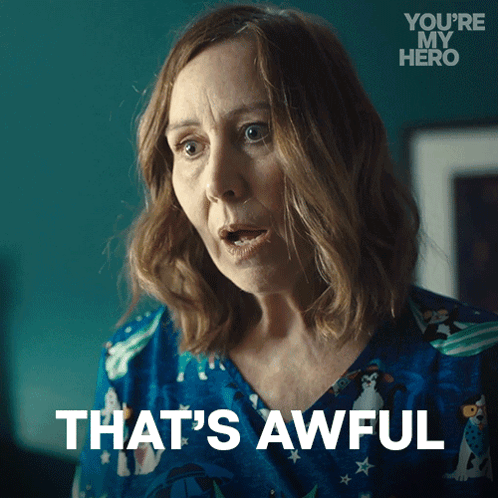 Cartoon Woman Telling Robot You Gave Me Cancer GIF