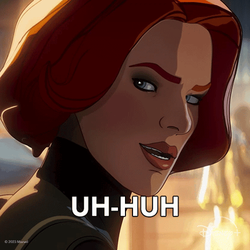 Cartoon Woman Uh-Huh