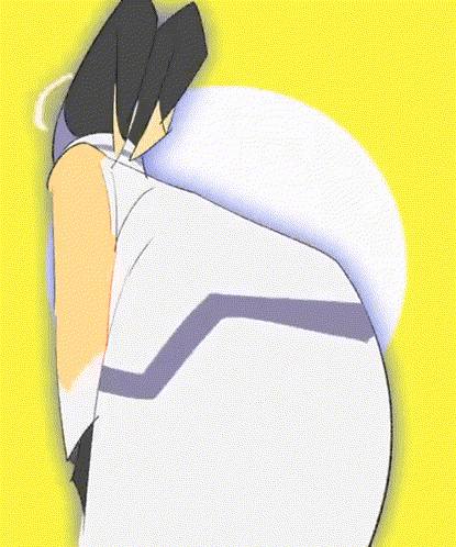 Cartoon Woman With Bow In Hair GIF