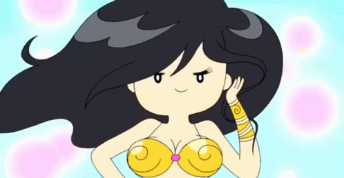 Cartoon Woman With Bracelet GIF
