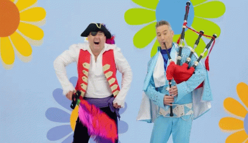Cartoon Woman You're Going Make Fine Set Bagpipes