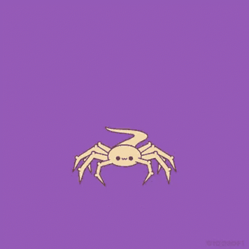 Cartoon Xenomorph Spider GIF