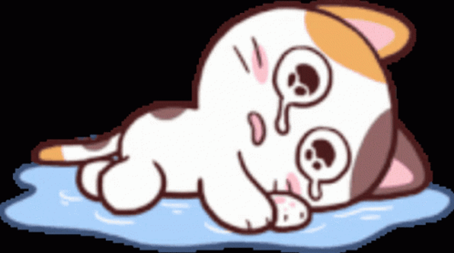 Cartoonize Cat Cry GIF