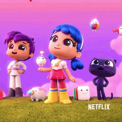 Cartoons Netflix Cute Happy New Year GIF