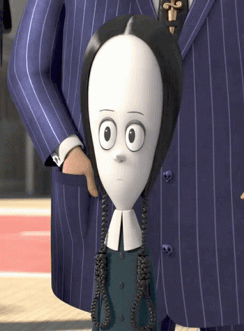 Cartoons Wednesday Addams Is Sad GIF