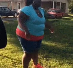 Woman Cartwheel Missed Move GIF