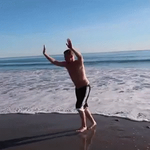 Man Epic Spin Cartwheel GIF