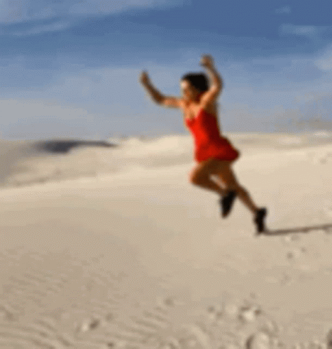 Woman Perfect Cartwheel Style GIF