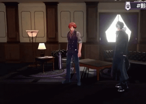 Man Greeting And Cartwheel GIF