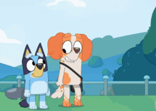 Bluey Cartwheel Edition GIF