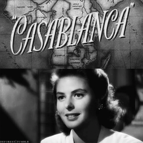 Casablanca Ilsa Smiling GIF