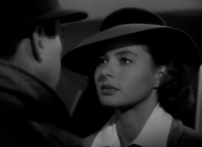 Casablanca Ilsa Teary-eyed GIF