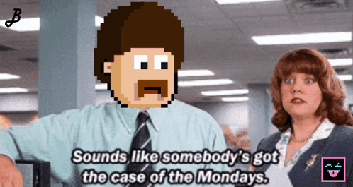 Case Of The Mondays Office Space Face Swap GIF