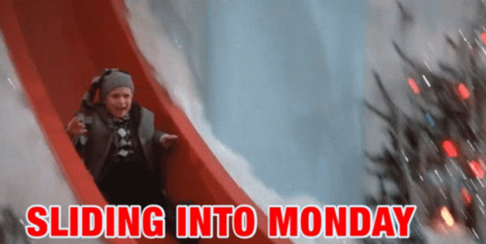 Case Of The Mondays Sliding Fail Meme GIF