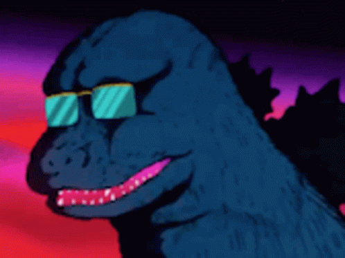 Cash Money Godzilla Anime GIF
