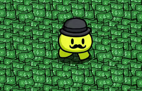 Cash Tycoon Gimkit Raining Money GIF