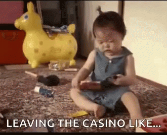 Casino Baby Leaving Like GIF