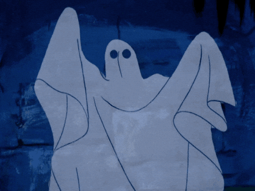 Casper Ghost Costume Scares People GIF