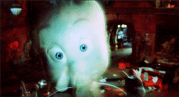 Casper Ghost Zoom Talking And Winks GIF