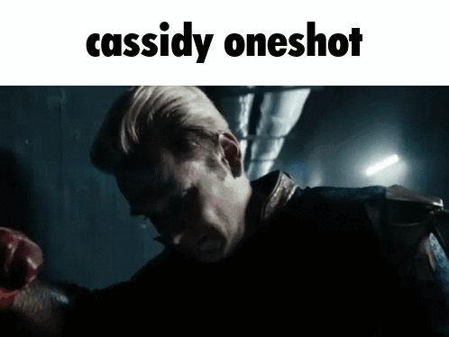 Cassidy OneShot Text GIF
