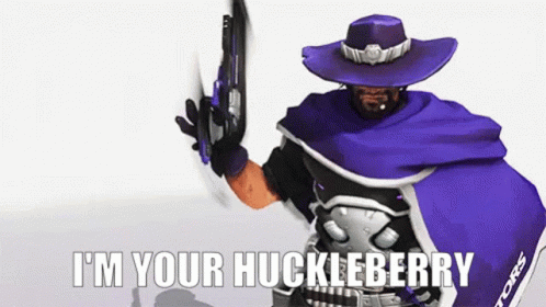 Cassidy Overwatch I'm Your Huckleberry GIF