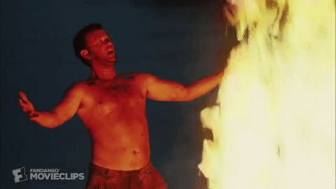 Cast Away Tom Hanks I Made Fire GIF