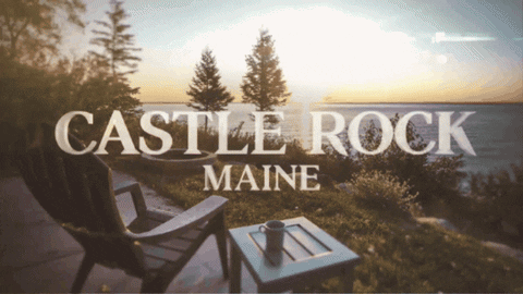Castle Rock Maine Ad with Chair and Table