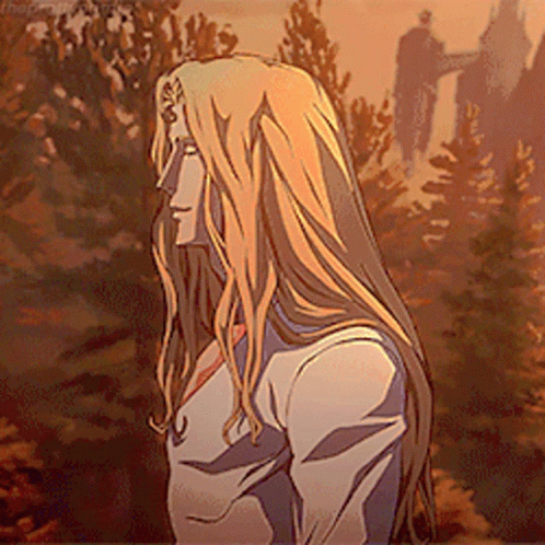 Castlevania Alucard Closed Eyes GIF