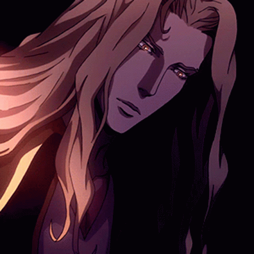 Castlevania Alucard Sad Talking GIF
