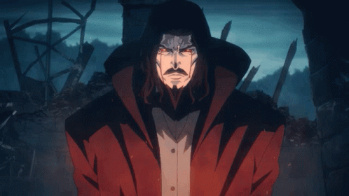 Castlevania Angry Dracula On Fire GIF