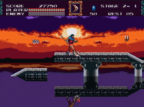 Castlevania Bloodlines Eric Lecarde GIF