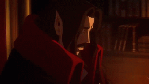 Castlevania Dracula Crying Sad GIF