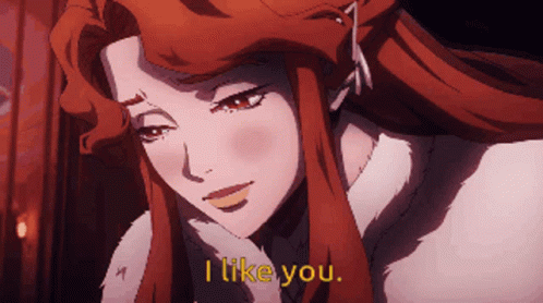 Castlevania Lenore I Like You GIF