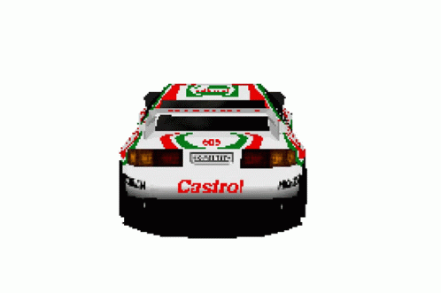 Castrol Toyota Supra Spinning GIF