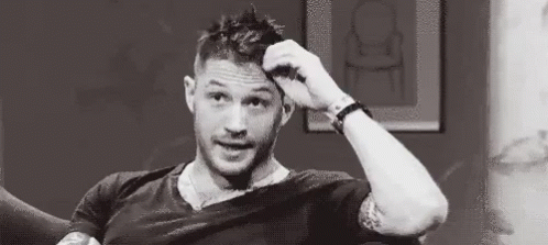 Casual Smile Tom Hardy GIF