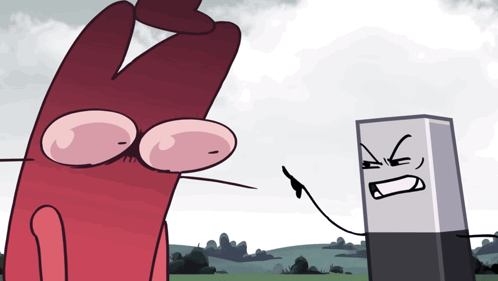 Cat and Block Face Saying AE